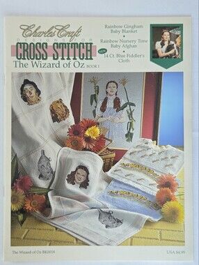 The Wizard of Oz Designs For  Cross Stitch Book